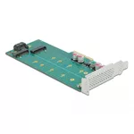 Контролер Карта PCI Express x4 Delock към 1x M.2 Key B + 1x M.2 NVMe M.2 Key M, Low Profile 4
