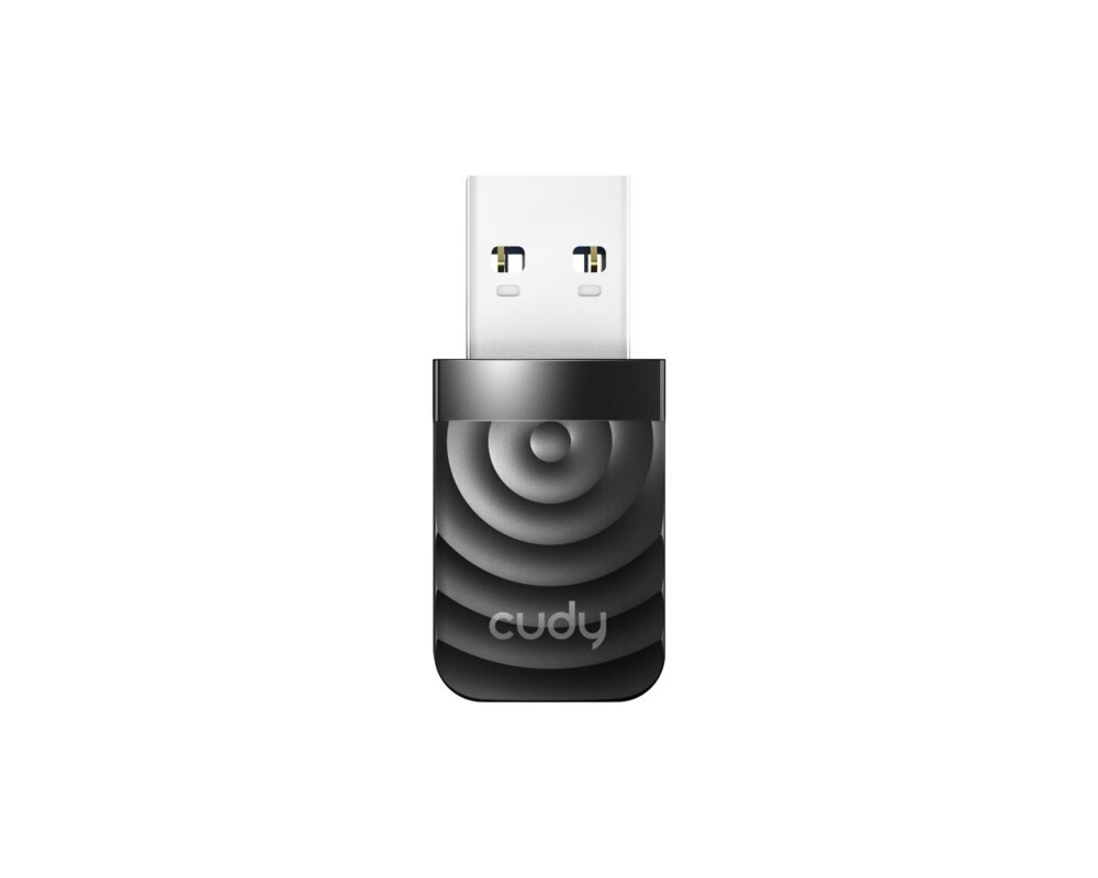 Мрежова карта нано адаптер Cudy WU1300S, USB 3.0, 2.4/5 Ghz, Вградена антена 2dBi 2