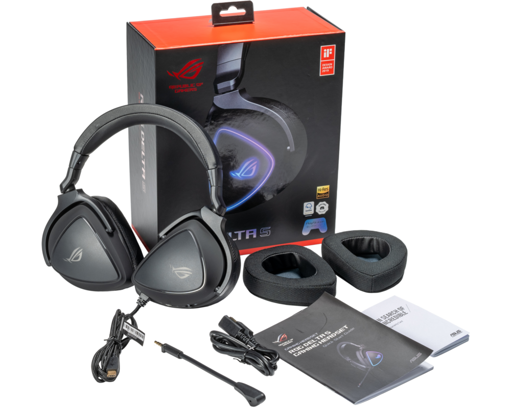 Слушалки ASUS ROG Delta S USB-C Gaming Headset with AI noise-canceling mic 19