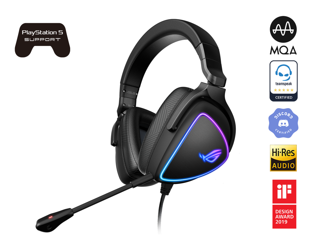 Слушалки ASUS ROG Delta S USB-C Gaming Headset with AI noise-canceling mic 7