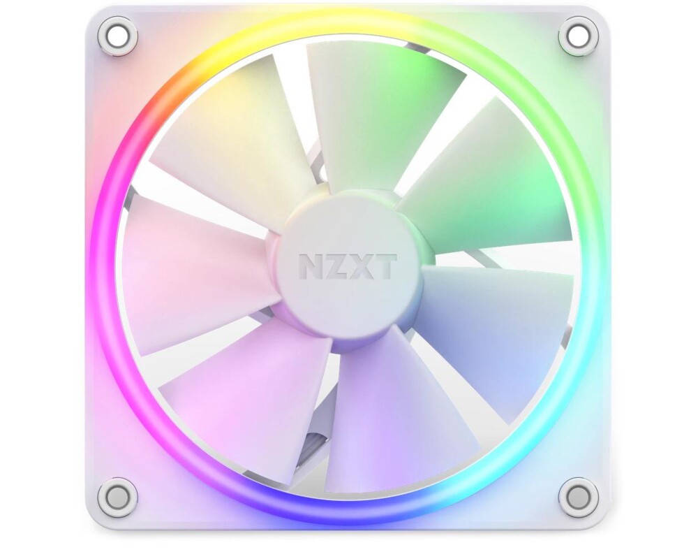 Вентилатор NZXT F120 RGB Бял 2