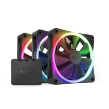  Комплект вентилатори NZXT F120 RGB Black 3 броя и NZXT RGB контролер 464987 RF-R12TF-B1 на топ цена - PIC.bg