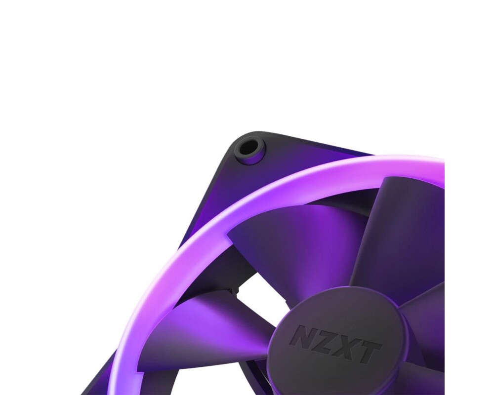 Вентилатор Комплект вентилатори NZXT F120 RGB Black 3 броя и NZXT RGB контролер 3