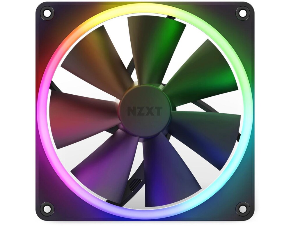 Вентилатор NZXT F140 RGB Черен 2