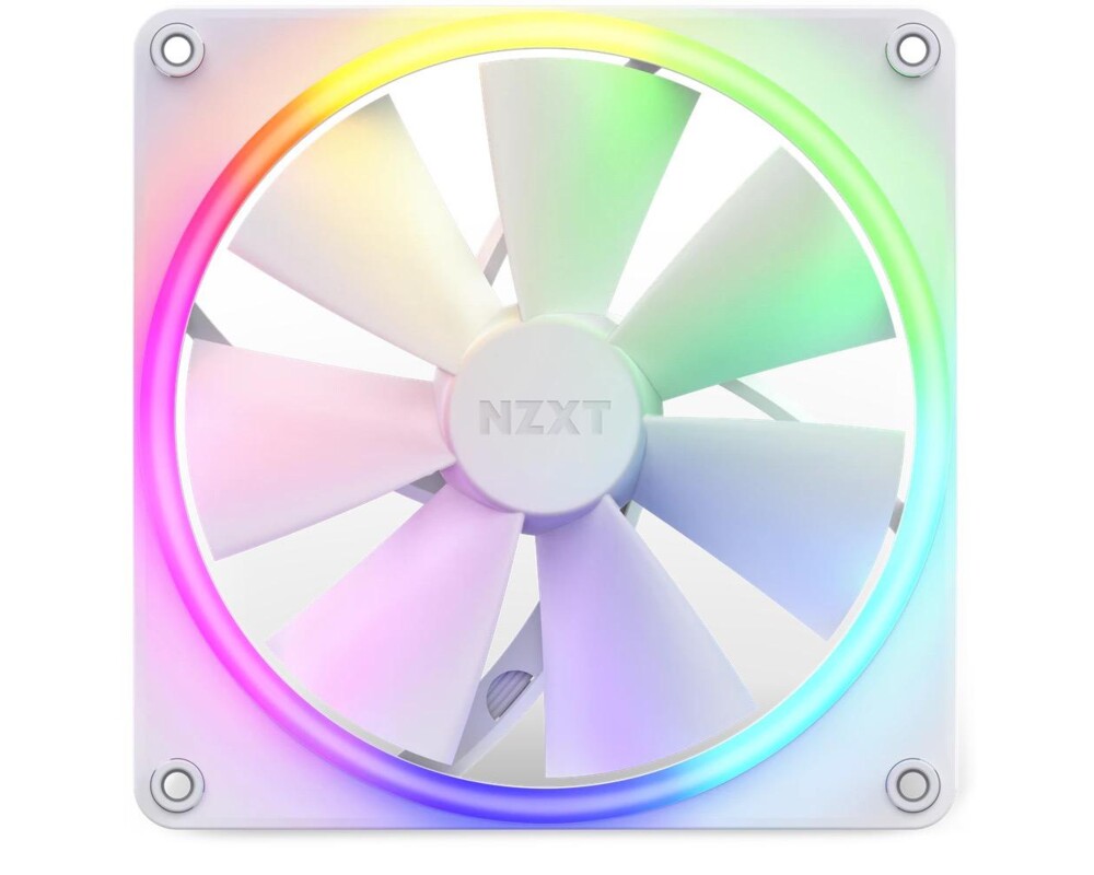 Вентилатор NZXT F140 RGB Бял 2