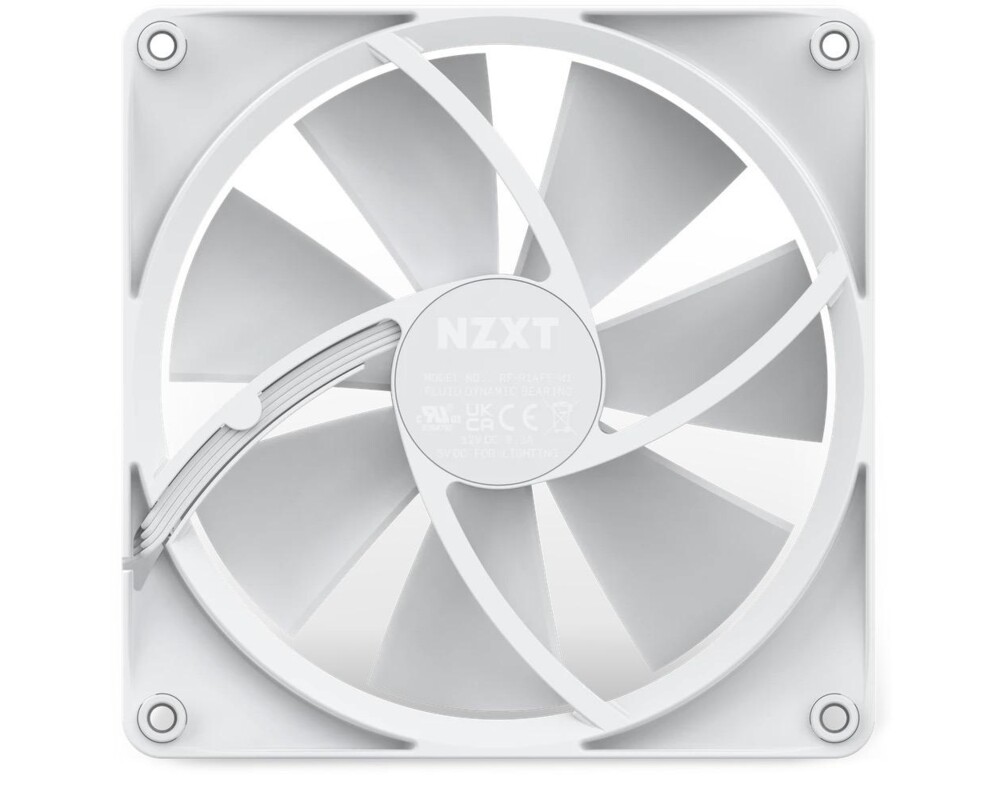 Вентилатор NZXT F140 RGB Бял 6