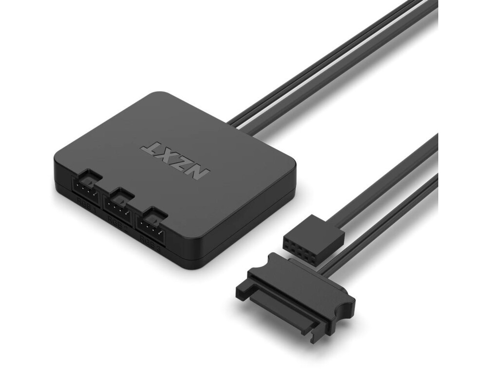 Контролер Комплект вентилатори NZXT F140 RGB Black 2 броя и NZXT RGB контролер 4