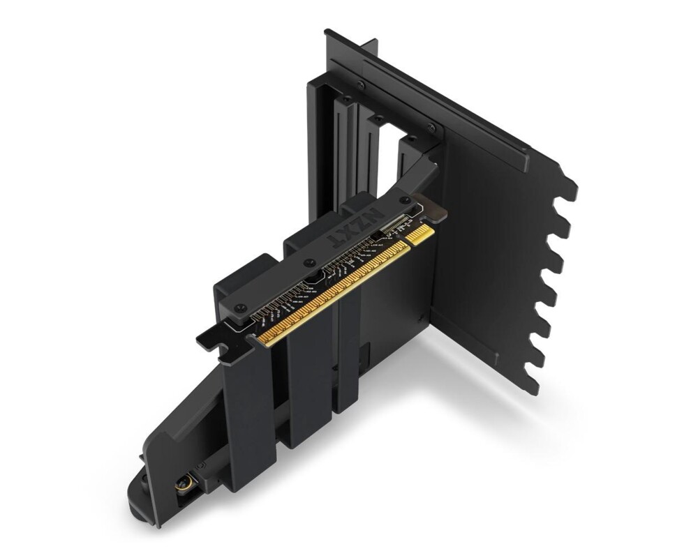 Кабел Брекет и кабел NZXT H7 Vertical GPU Mounting Kit, за вертикален монтаж на видео карта, Черен 2