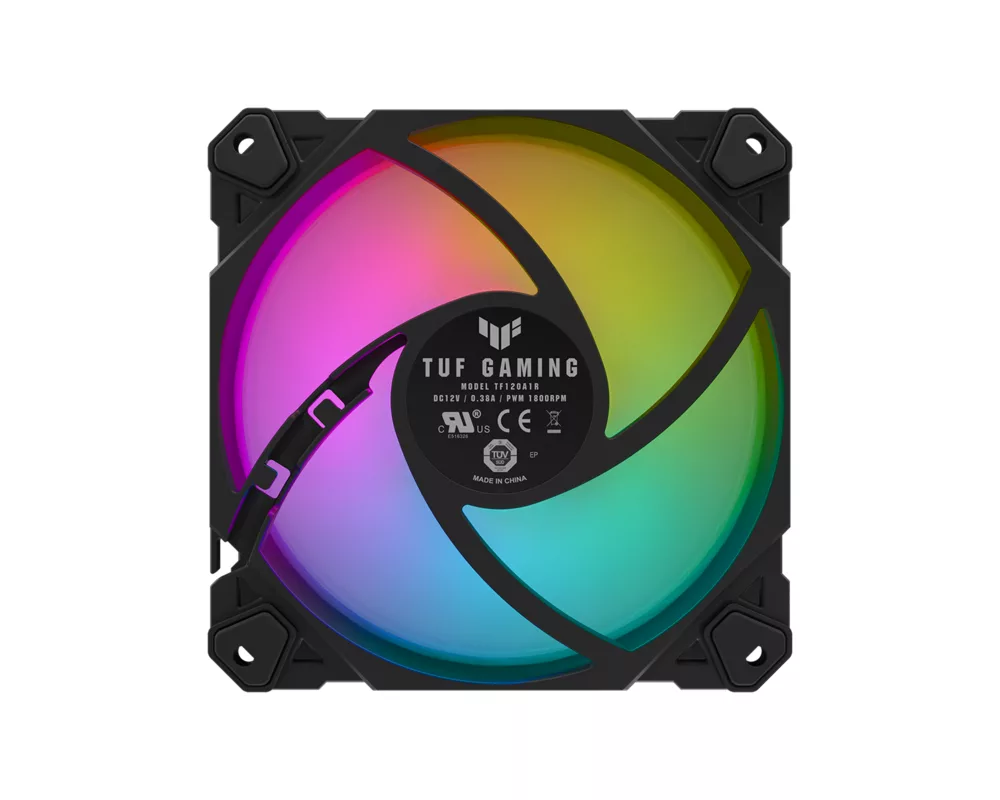 Вентилатор Комплект Вентилатори 3в1 ASUS TUF GAMING TF120, 120mm, 1900 rpm, ARGB 3