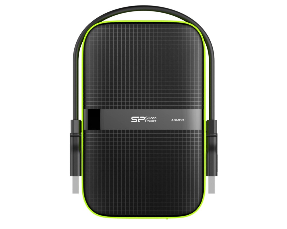 Твърд диск SILICON POWER External HDD Armor A60 2.5inch 1TB USB 3.0 IPX4 Black 2