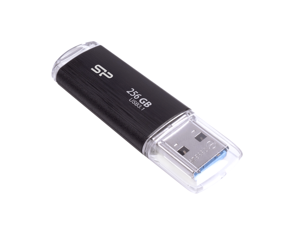 Флаш памет SILICON POWER memory USB Blaze B02 256GB USB 3.2 Black 8