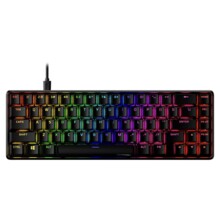  Геймърскa механична клавиатура HyperX Alloy Origins 65, HyperX Aqua суичове, Черен 473088 AO65AQ-US-BK на топ цена - PIC.bg