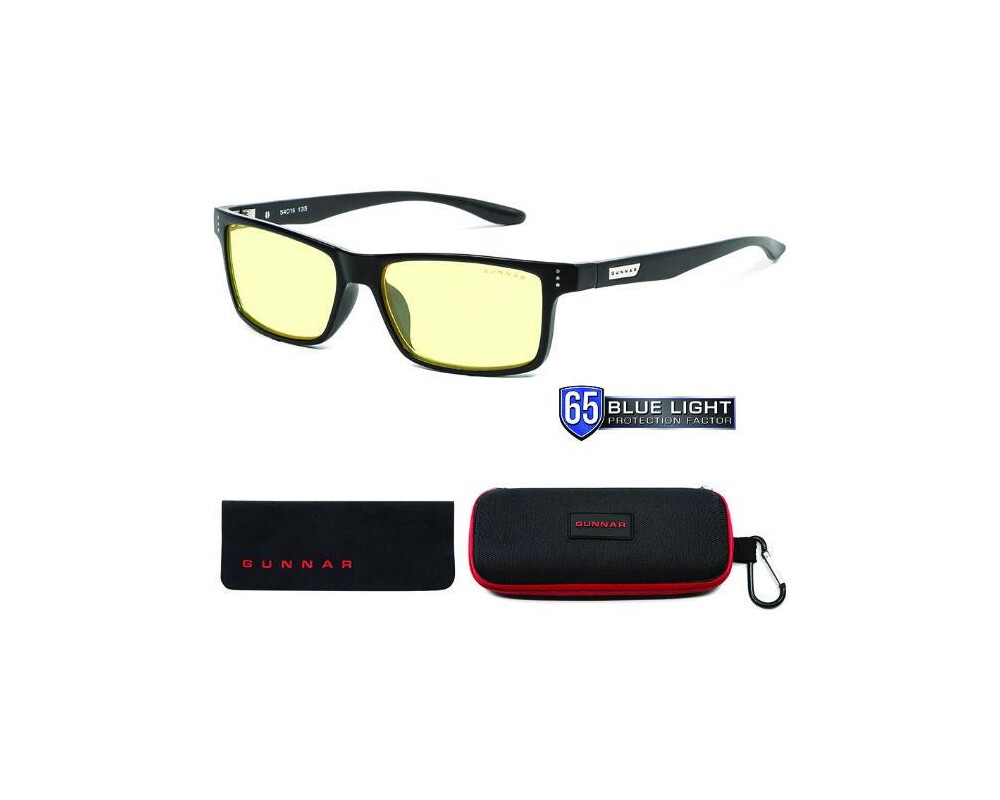 Очила за компютър Детски компютърни очила GUNNAR Cruz Teens, Amber Natural, Черен 4