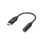 <span>Адаптери</span> Аудио адаптер HAMA, USB-C мъжко - 3.5 mm аудио жак женско, Стерео, Черен <span class='catalog-num-in-name'>HAMA-200318</span> - 