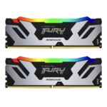 <span>Памет</span> 32GB(2x16) Kingston Fury Renegade Silver 6000MHz <span class='catalog-num-in-name'>KF560C32RSAK2-32</span> - 