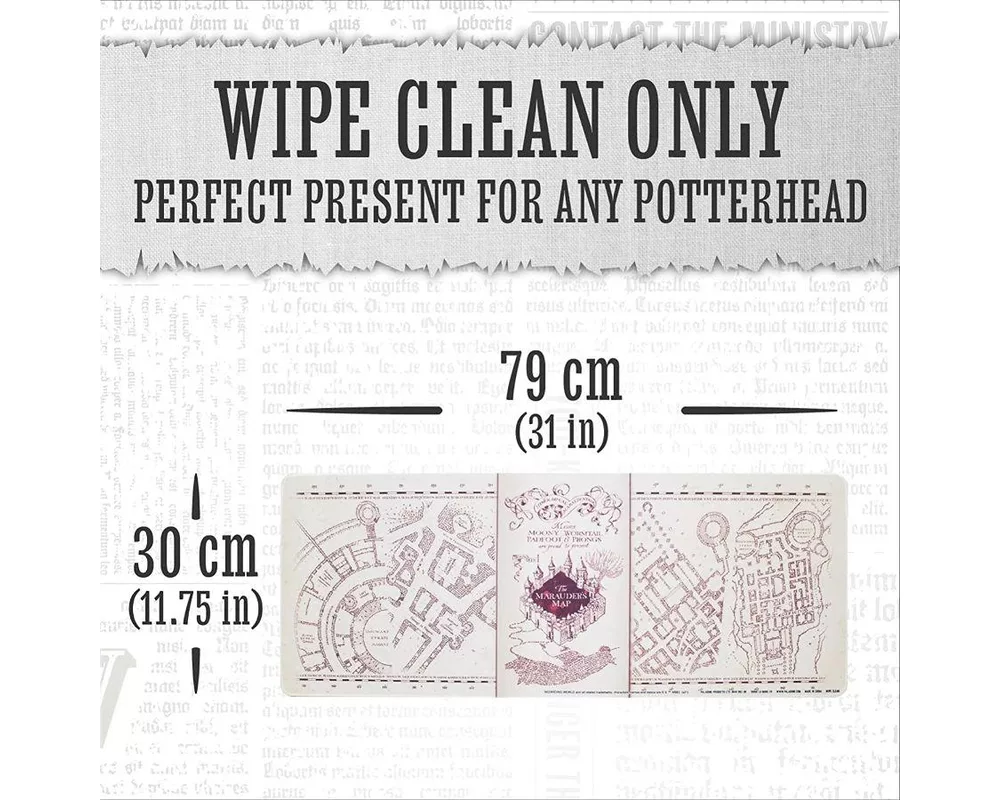 Пад за мишка Paladone Harry Potter - Marauders Map Desk Mat 5