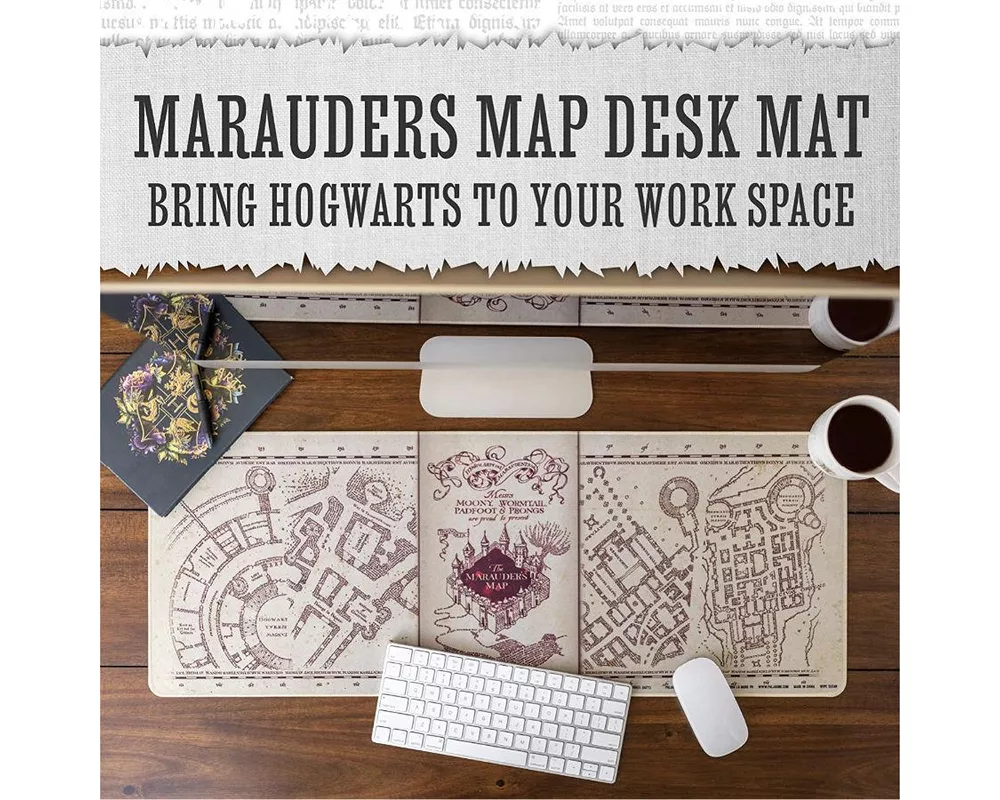 Пад за мишка Paladone Harry Potter - Marauders Map Desk Mat 3