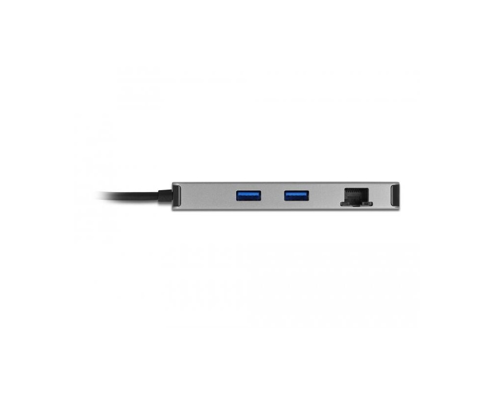 Докинг станция Докинг станция Delock USB-C - Dual HDMI, USB 3.2, SD, LAN, PD3.0, Сива 3
