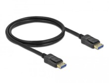  Delock DisplayPort 2.0 мъжко - DisplayPort мъжко, 1.0м, 10K, 54 Gb/s, Черен 499895 DELOCK-80261 на топ цена - PIC.bg