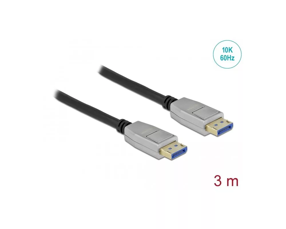 Кабел Delock DisplayPort 2.0 мъжко - DisplayPort мъжко, 3.0м, 10K, Черен 2