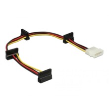  Power Molex 4 Pin > 4 x SATA 15 Pin, 40cm 517530 DELOCK-60142 на топ цена - PIC.bg