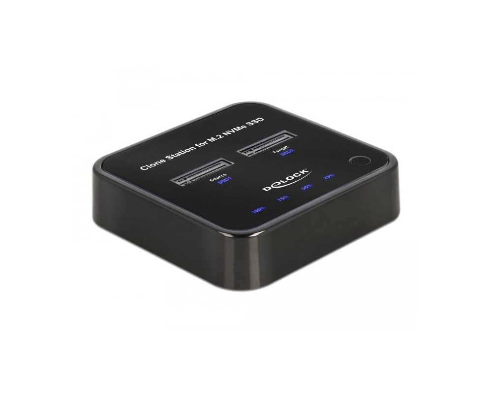 Контролер Външна стойка Delock M.2, 2 x M.2 NVMe, PCIe SSD, Функция клониране 3