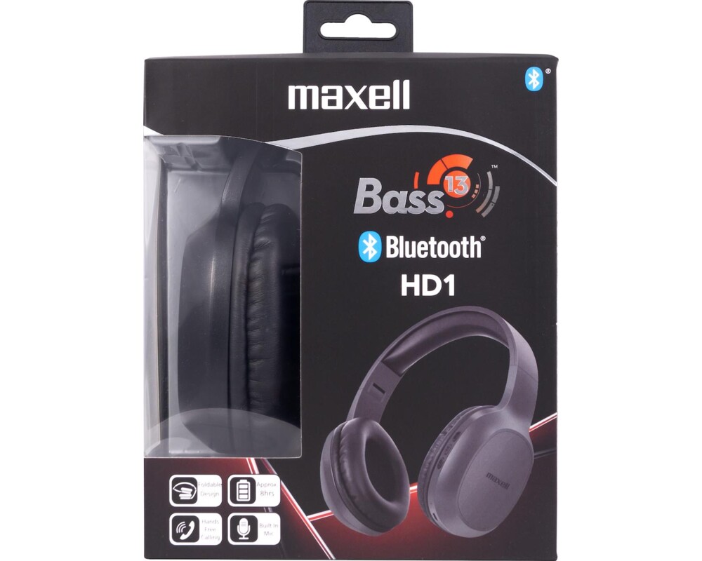 Слушалки блутут MAXELL BASS 13 B13-HD1, Черни 3