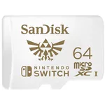 <span>Флаш карта</span> SanDisk microSDXC card for Nintendo Switch 64GB, up to 100MB/s Read, 60MB/s Write, U3, C10, A1, UHS-1 <span class='catalog-num-in-name'>SDSQXAT-064G-GNCZN</span> - 