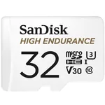 <span>Флаш карта</span> SANDISK High Endurance, microSDXC, 32GB, U3, 100 Mb/s, SD адаптер <span class='catalog-num-in-name'>SDSQQNR-032G-GN6IA</span> - 