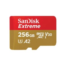  SANDISK Extreme microSDXC, 256GB, Class 10 U3, V30 130 MB/s 529421 SDSQXAV-256G-GN6MA на топ цена - PIC.bg