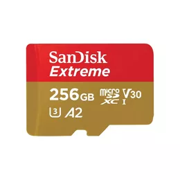  SANDISK Extreme microSDXC, 256GB, Class 10 U3, V30 130 MB/s 529421 SDSQXAV-256G-GN6MA на топ цена - PIC.bg