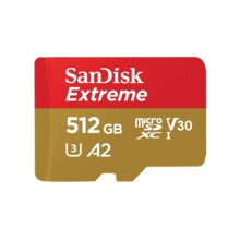  SANDISK Extreme microSDXC, 512GB, Class 10 U3, V30 130 MB/s 529422 SDSQXAV-512G-GN6MA на топ цена - PIC.bg