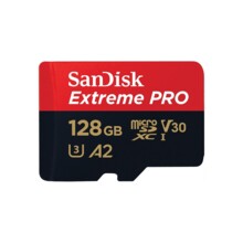  SANDISK Extreme PRO microSDXC, 128GB, Class 10 U3, A2, V30, 90 MB/s с адаптер до SD 529429 SDSQXCD-128G-GN6MA на топ цена - PIC.bg