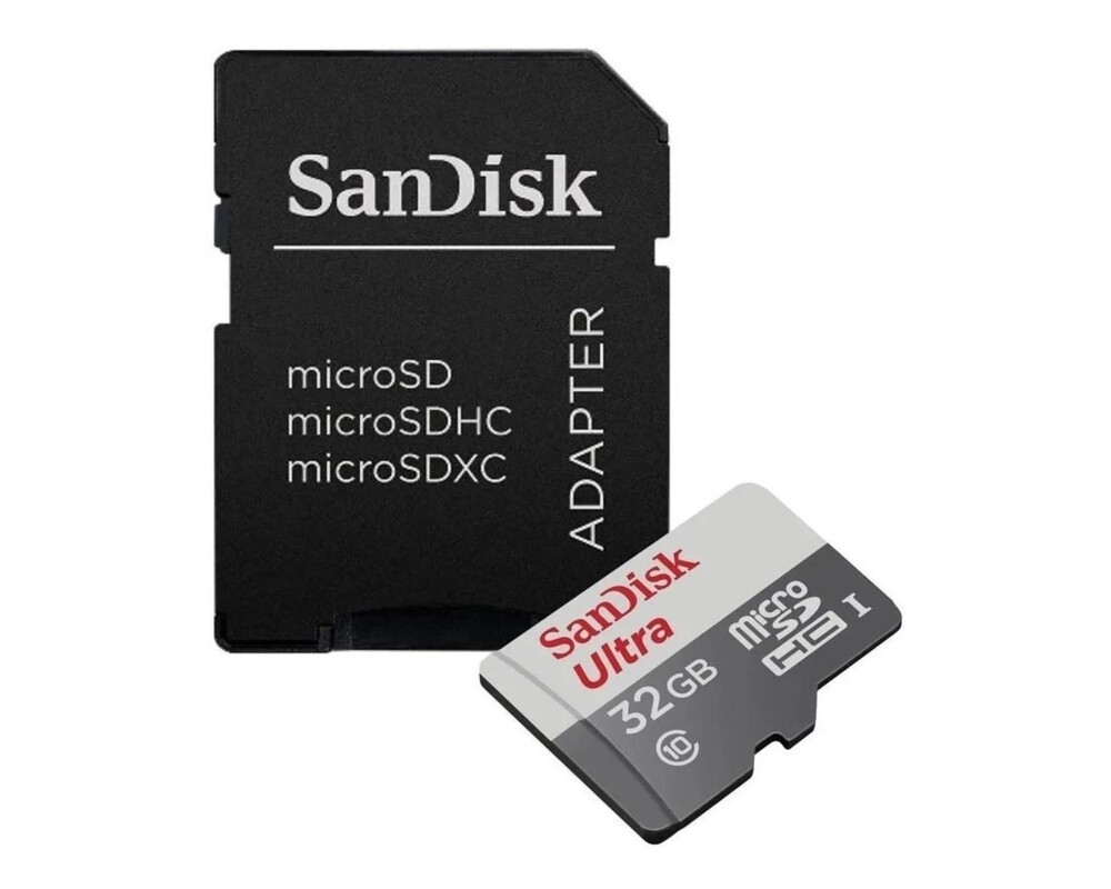 Флаш карта SanDisk Ultra Light microSDHC + SD Adapt... 3