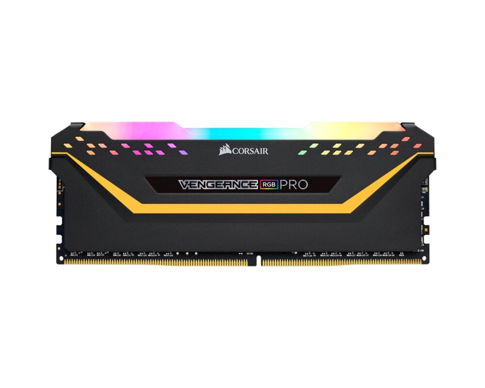 Памет CORSAIR Vengeance DDR4 3200MHz 32GB 2x16GB DIMM Unbuffered 16-20-20-38 XMP 2.0 Pro black TUF Gaming RGB LED Black PCB 1.35V 3
