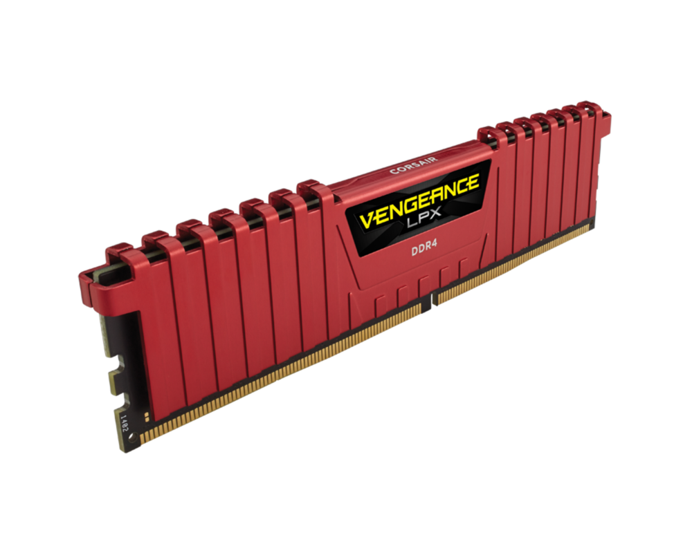 Памет CORSAIR VENGEANCE LPX, 8GB (1 x 8GB), DDR4, 2666MHz, C16, Red 4