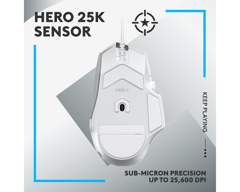 Мишка Logitech G502 X  White - EER 10