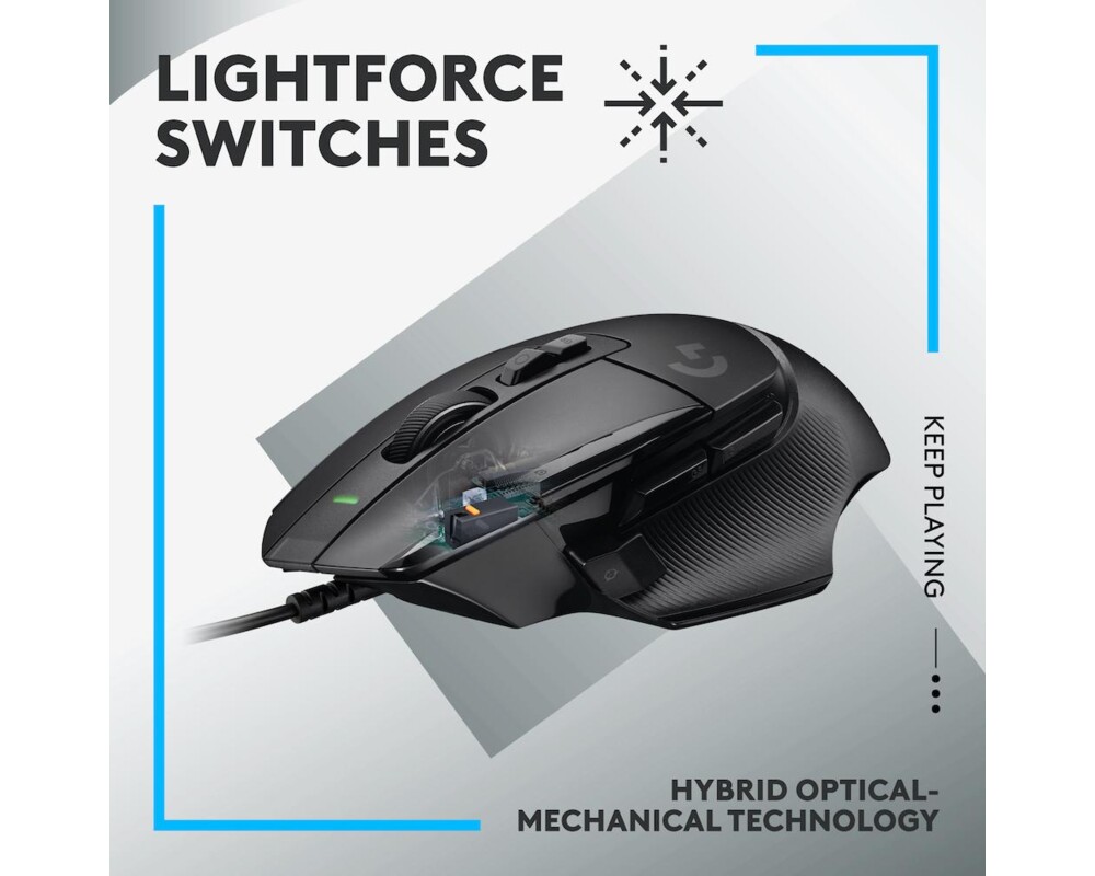 Мишка Logitech G502 X 9