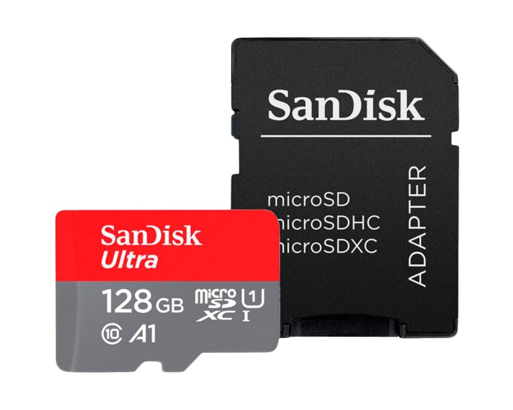 Флаш карта SanDisk Ultra microSDXC 128GB + SD Adapt... 2
