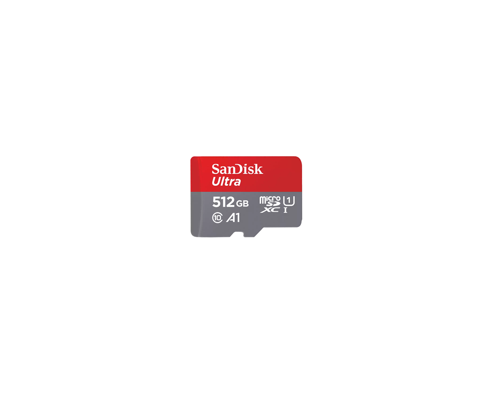 Флаш карта SanDisk Ultra microSDXC 512GB + SD Adapter 150MB/s  A1 Class 10 UHS-I 2