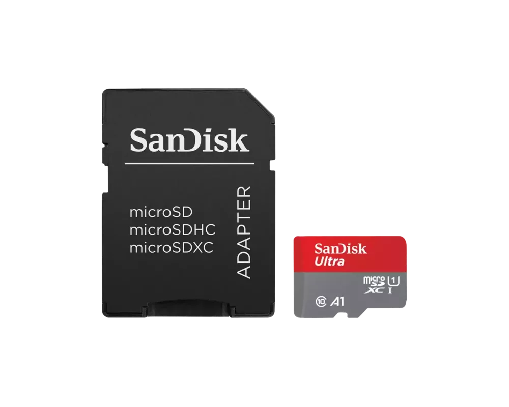 Флаш карта SanDisk Ultra microSDXC 1TB + SD Adapter 150MB/s  A1 Class 10 UHS-I 2