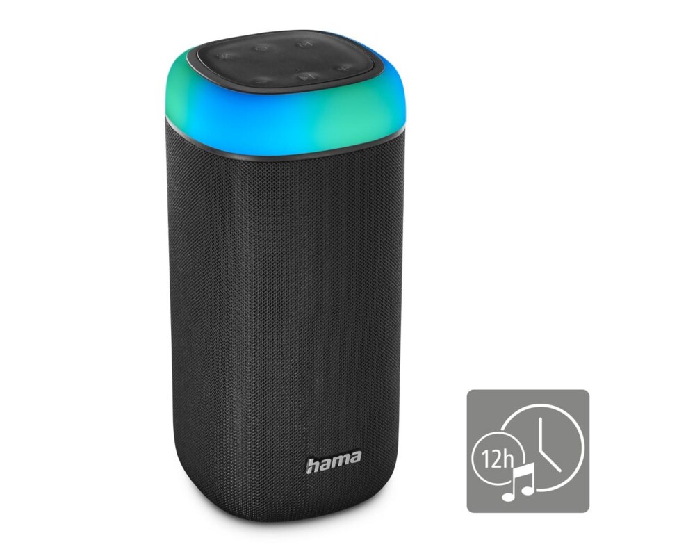 Тонколони HAMA Shine 2.0, 30W, LED, Защита от вода, Черна, 188228 3