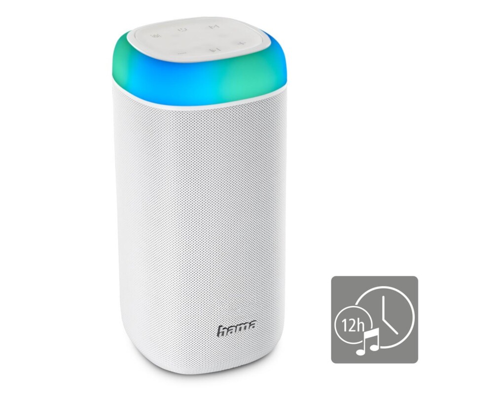 Тонколони HAMA Shine 2.0, 30W, LED, Защита от вода, Бял, 188229 4