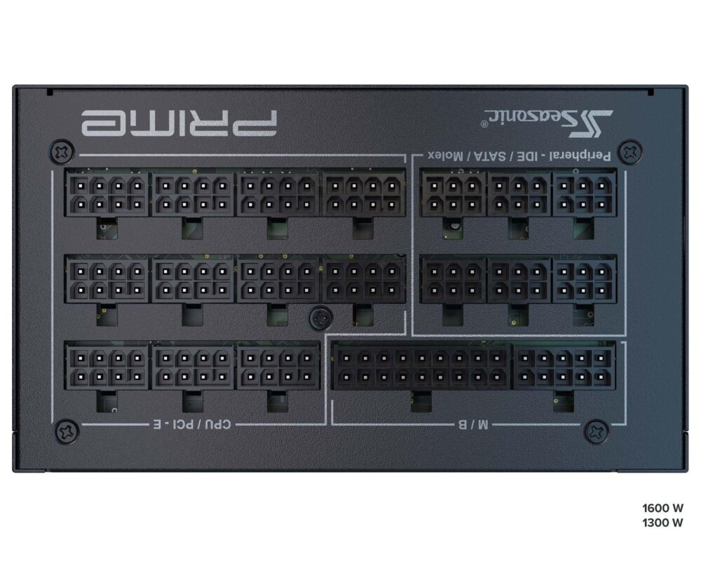 Захранване Seasonic 1600W Titanium PCIe Gen 5 - PRI... 11