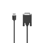 <span>Кабел</span> HAMA Кабел DisplayPort мъжко - DVI мъжко, Ultra-HD 4K, 1.50 m, Черен <span class='catalog-num-in-name'>HAMA-200713</span> - 