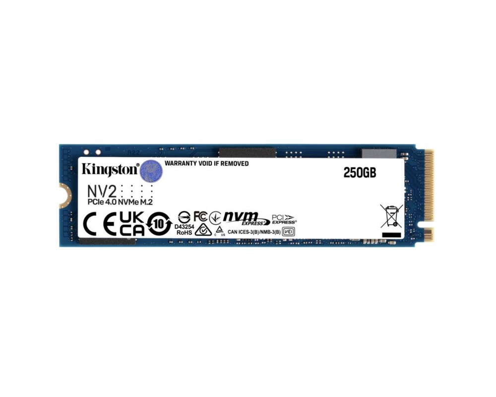 SSD 250GB Kingston NV2 M.2 2280 PCIe 4.0 SSD 5