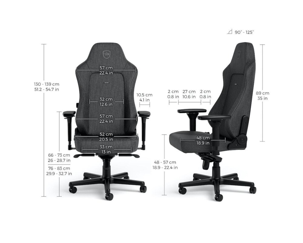 Геймърски стол noblechairs HERO TX, Grey 6