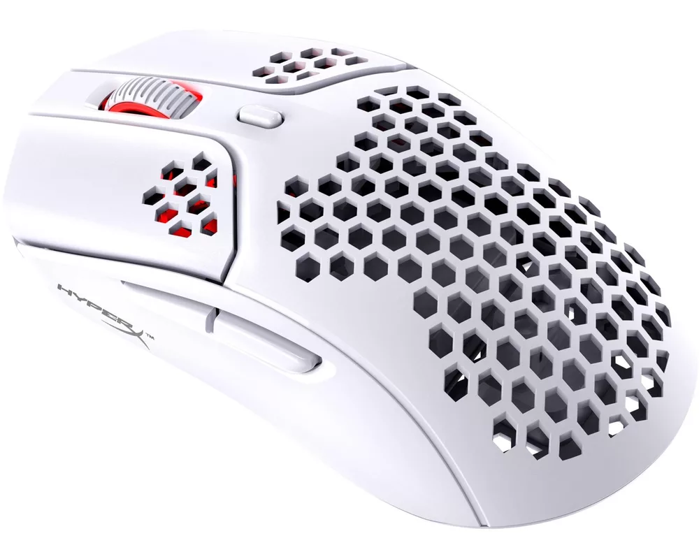 Мишка HP HyperX Pulsefire Haste wireless white gaming mouse 3