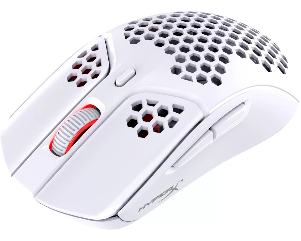 Мишка HP HyperX Pulsefire Haste wireless white gaming mouse 7