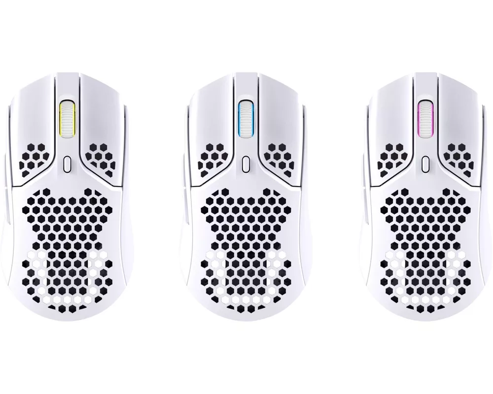 Мишка HP HyperX Pulsefire Haste wireless white gaming mouse 2